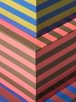 Set 3 Scatole Portaoggetti Fatte A Mano Dusk