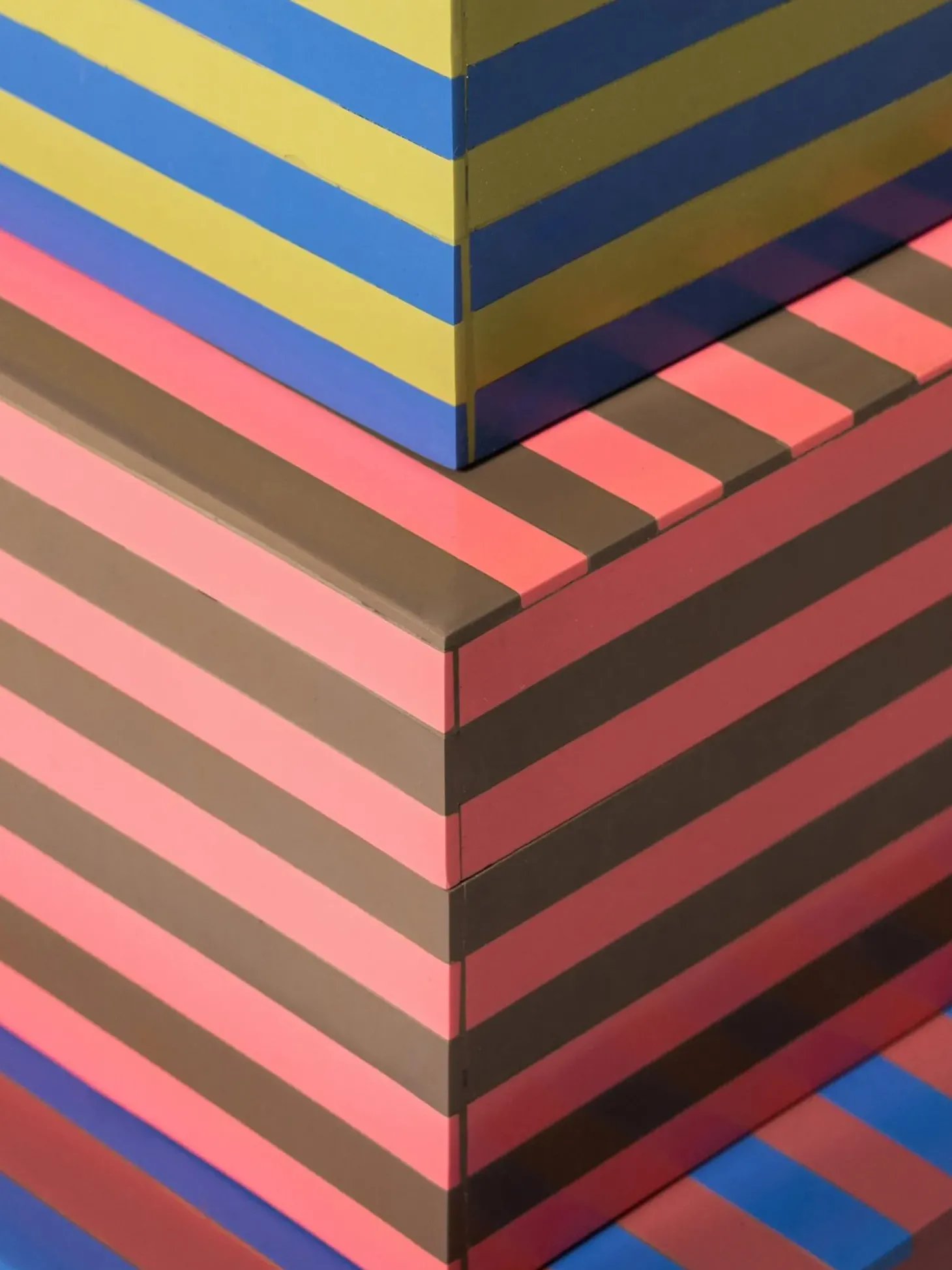 Set 3 Scatole Portaoggetti Fatte A Mano Dusk