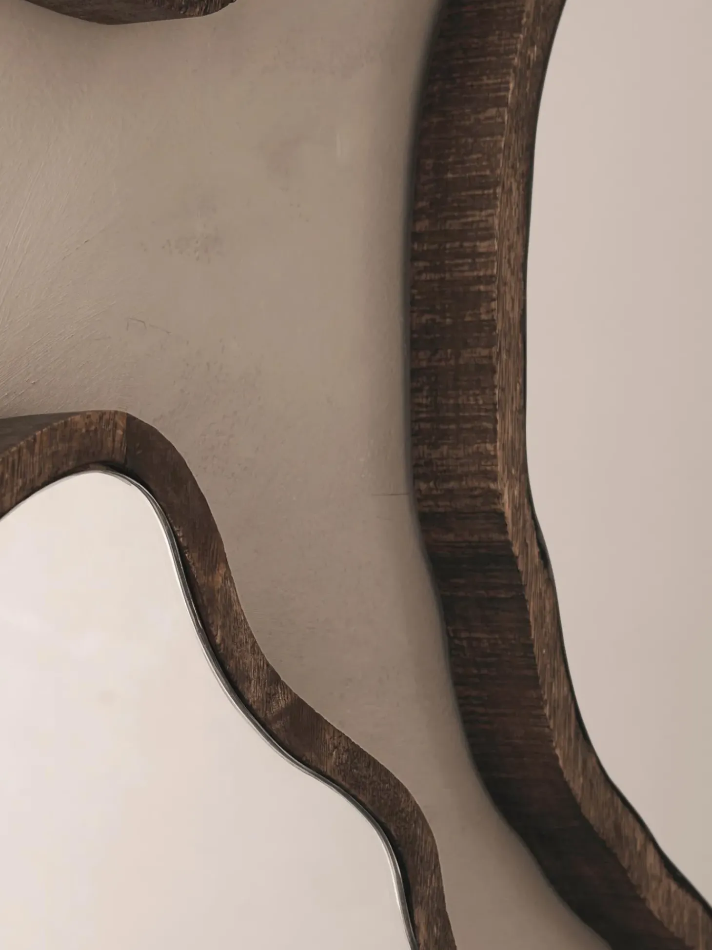 Set 3 Specchi Da Parete In Forma Organica Bello