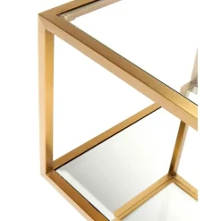 Set 4 Tavolini Da Salotto Con Lati In Vetro Luigi*Kare Design Discount