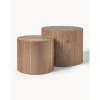 Set 2 Tavolini Da Salotto In Legno Dan*Westwing Collection New
