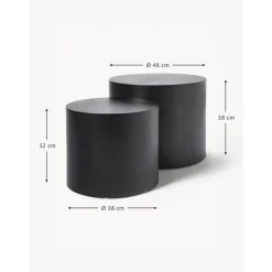 Set 2 Tavolini Da Salotto In Legno Dan*Westwing Collection Sale