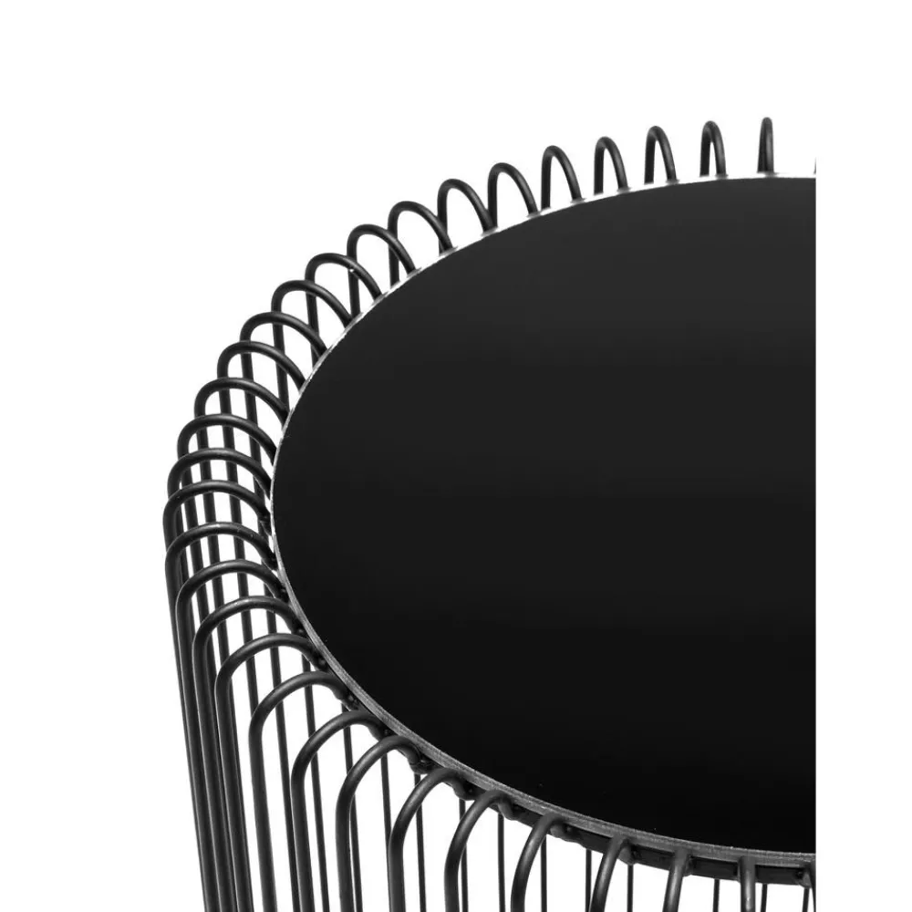 Set 2 Tavolini Da Salotto Con Piano In Vetro Wire*Kare Design Discount