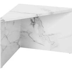 Set 2 Tavolini Da Salotto Effetto Marmo Vilma*Westwing Collection Outlet