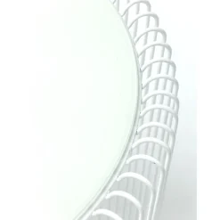 Set 2 Tavolini Da Salotto Con Piano In Vetro Wire*Kare Design Fashion