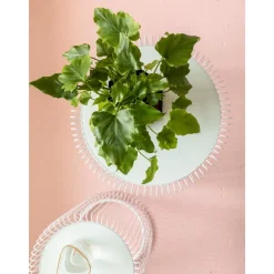 Set 2 Tavolini Da Salotto Con Piano In Vetro Wire*Kare Design Fashion