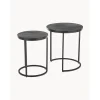 Set 2 Tavolini In Legno Di Mango Nero Andrew*Westwing Collection Best