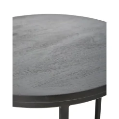 Set 2 Tavolini In Legno Di Mango Nero Andrew*Westwing Collection Best