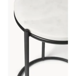 Set 2 Tavolini In Marmo Ella*Westwing Collection Hot