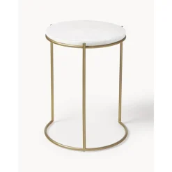 Set 2 Tavolini In Marmo Ella*Westwing Collection Hot