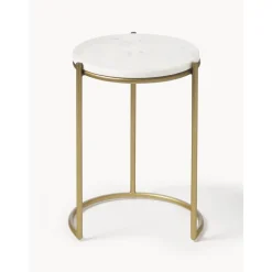 Set 2 Tavolini In Marmo Ella*Westwing Collection Hot