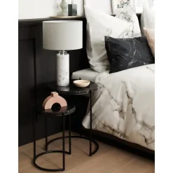 Set 2 Tavolini In Marmo Ella*Westwing Collection Clearance