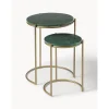 Set 2 Tavolini In Marmo Ella*Westwing Collection Discount