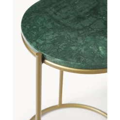 Set 2 Tavolini In Marmo Ella*Westwing Collection Discount