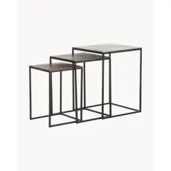 Set 3 Tavolini In Metallo Dwayne*Westwing Collection Sale