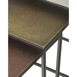 Set 3 Tavolini In Metallo Dwayne*Westwing Collection Sale