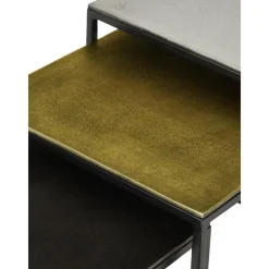 Set 3 Tavolini In Metallo Dwayne*Westwing Collection Sale