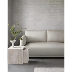 Set 2 Tavolini In Travertino Varu*Blomus Hot