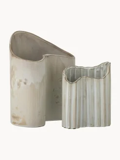 Set 2 Vasi Fatti A Mano In Gres Henaj