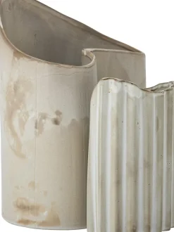 Set 2 Vasi Fatti A Mano In Gres Henaj