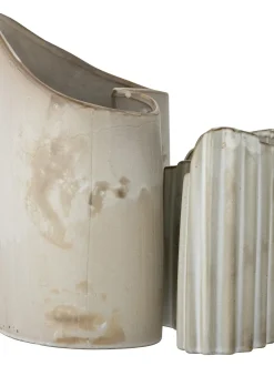 Set 2 Vasi Fatti A Mano In Gres Henaj