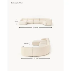 Set Divano Componibile In Boucle Sofia*Westwing Collection Discount