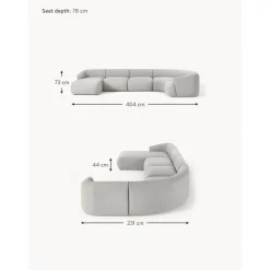 Set Divano Componibile In Boucle Sofia*Westwing Collection New