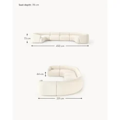 Set Divano Componibile Xl In Boucle Sofia*Westwing Collection Outlet