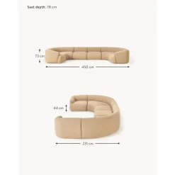 Set Divano Componibile Xl In Boucle Sofia*Westwing Collection Sale