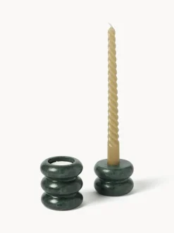 Set Portacandele In Marmo 2 In 1 Orta