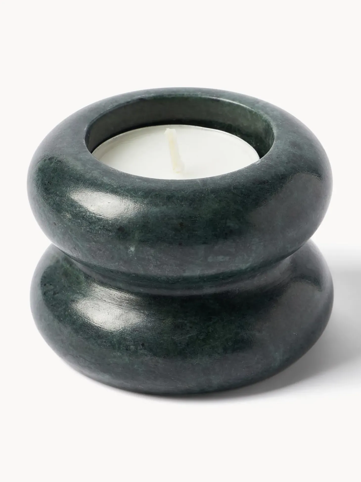 Set Portacandele In Marmo 2 In 1 Orta