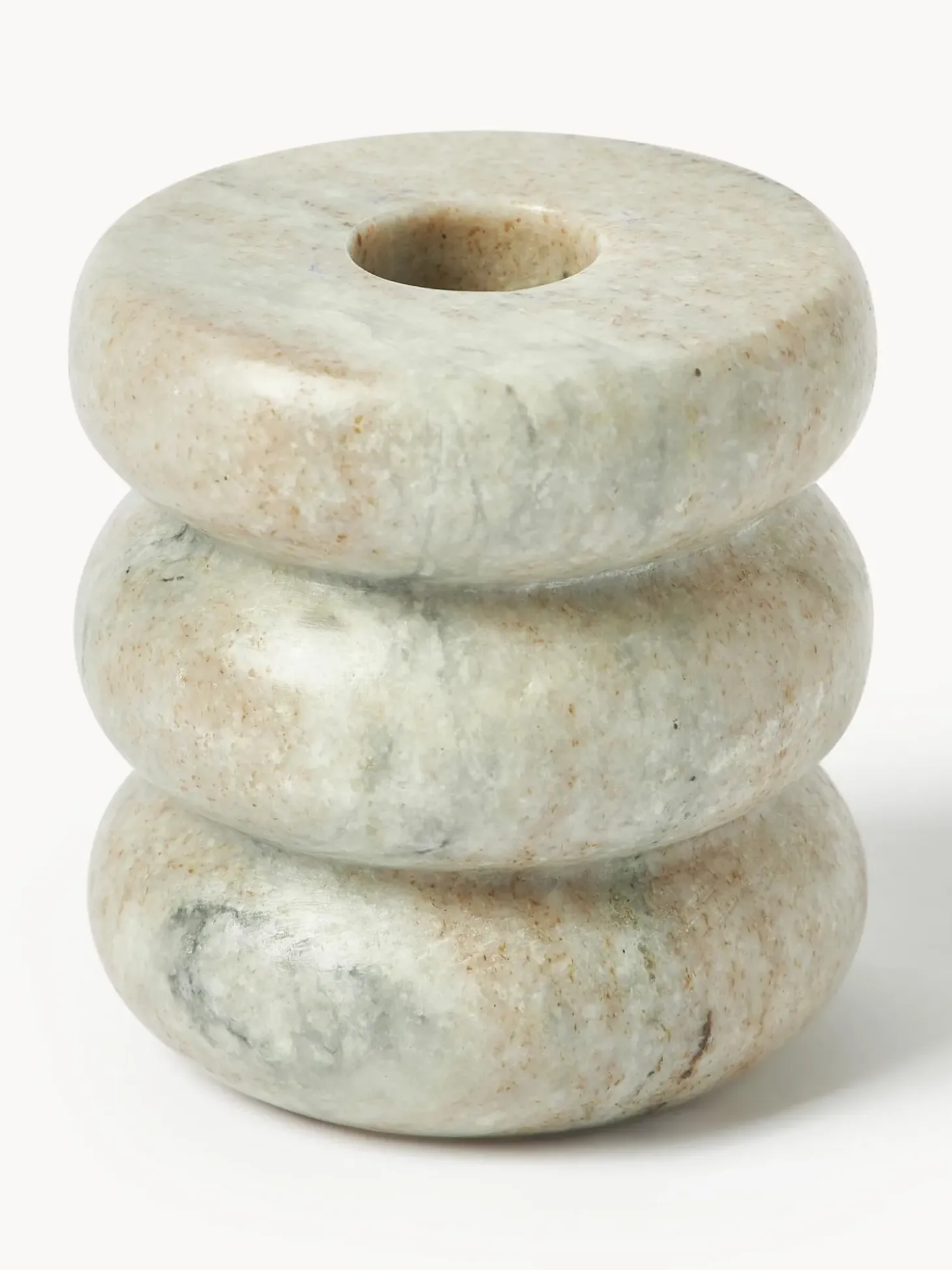 Set Portacandele In Marmo 2 In 1 Orta