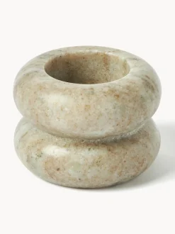 Set Portacandele In Marmo 2 In 1 Orta