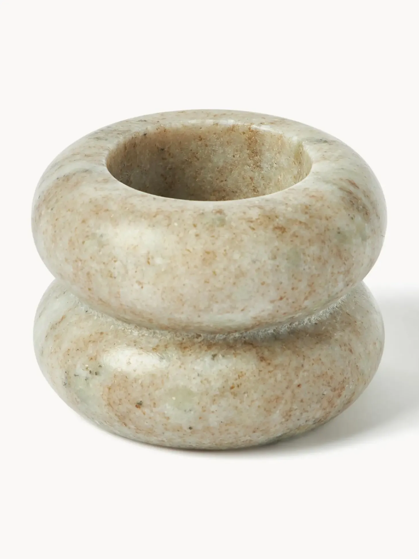 Set Portacandele In Marmo 2 In 1 Orta