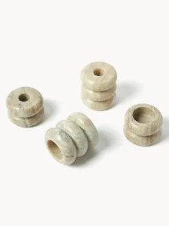 Set Portacandele In Marmo 2 In 1 Orta