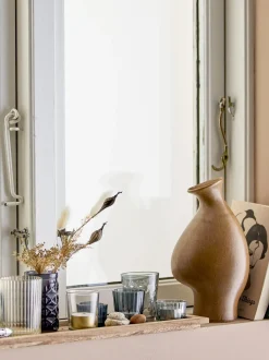 Set Portacandele In Vetro Elvie 10 Pz