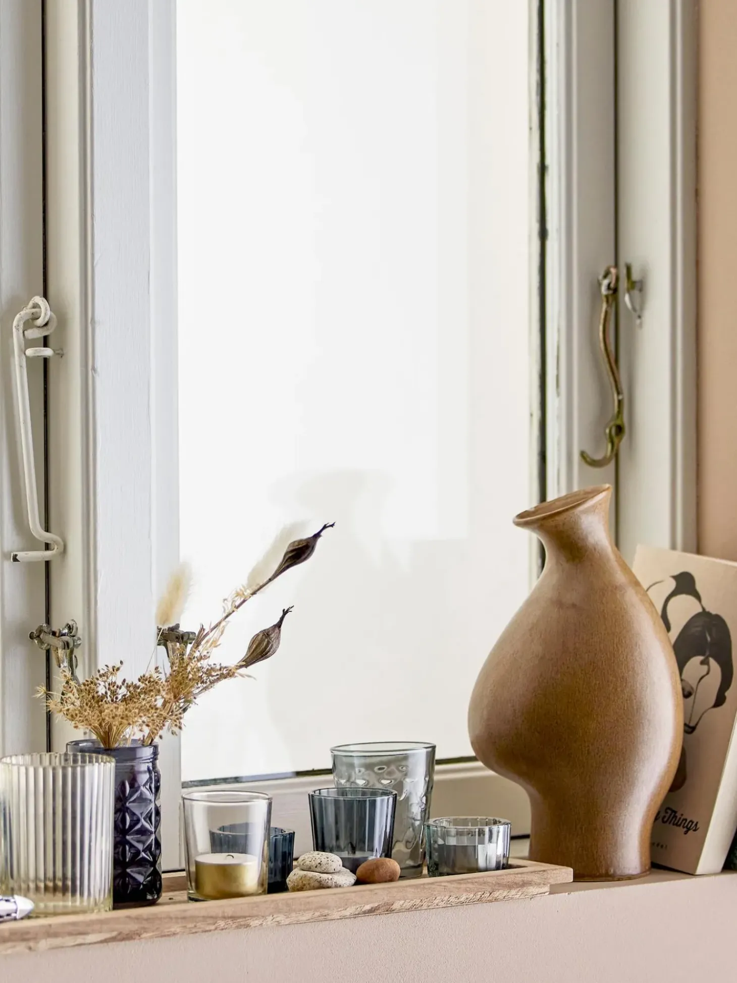 Set Portacandele In Vetro Elvie 10 Pz