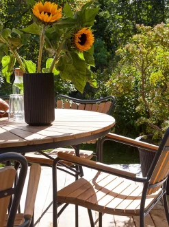 Set Salotto Da Giardino In Legno Di Teak Ellen 5 Pz