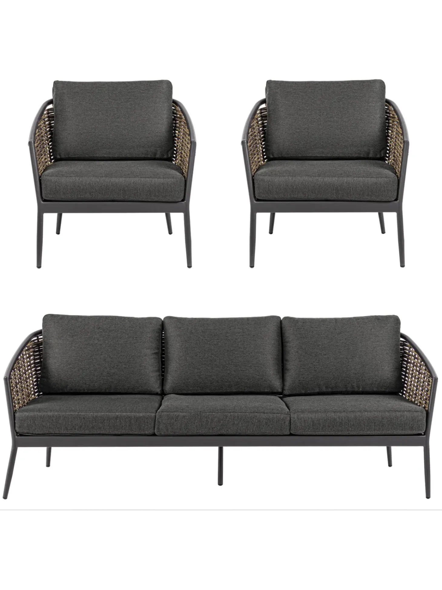 Set Salotto Da Giardino Maribela 3 Pz