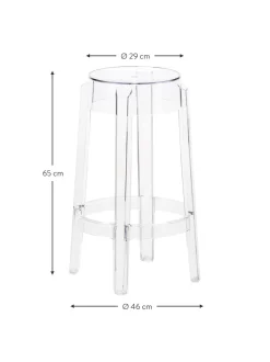 Sgabello Alto Di Design Charles Ghost