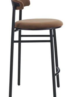 Sgabello Alto In Velluto Doggi