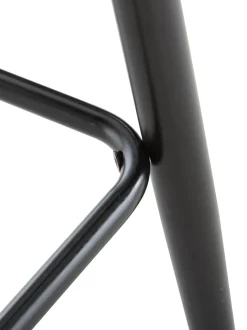 Sgabello Alto Rosa Amy In Velluto