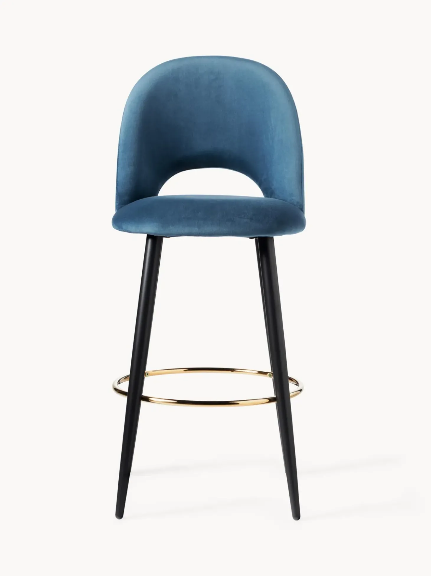 Sgabello Cucina In Velluto Rachel