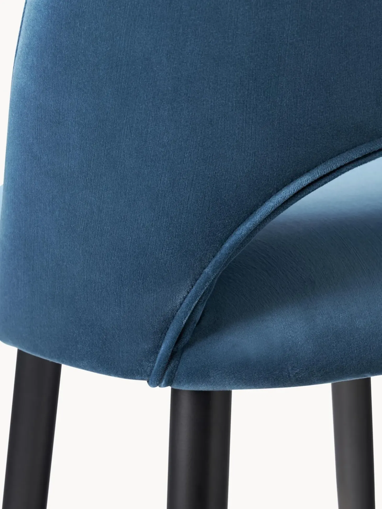 Sgabello Cucina In Velluto Rachel