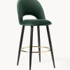 Sgabello Cucina In Velluto Rachel