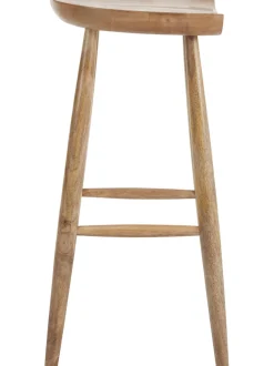 Sgabello Da Bar In Legno Di Mango Nino