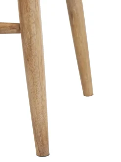 Sgabello Da Bar In Legno Di Mango Nino