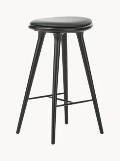 Sgabello Da Bar In Legno Di Faggio High Stool