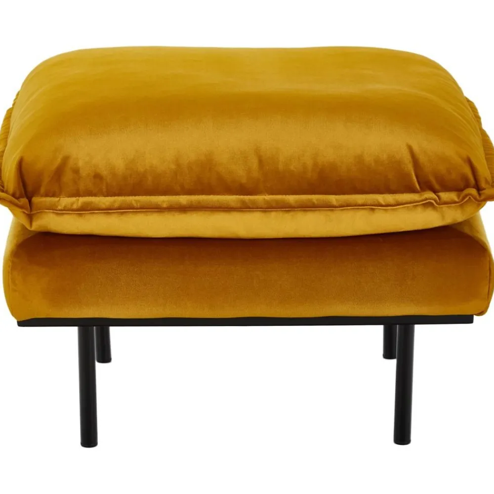 Sgabello Da Divano In Velluto Retro*HKliving New