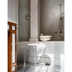 Sgabello Di Design Charles Ghost*Kartell Discount